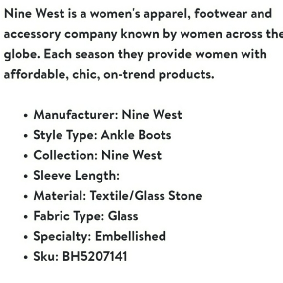 Nine West Women's Dazzle Ankle Boots - Picture 13 of 13